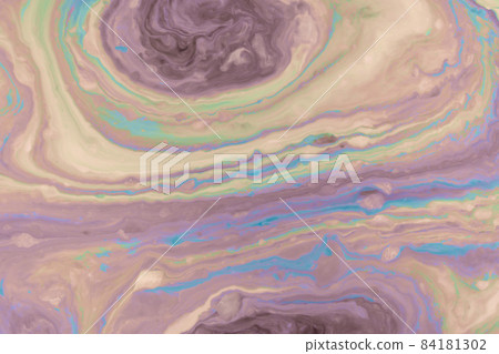 Beautiful abstract background made of mixed multicolored paints 84181302