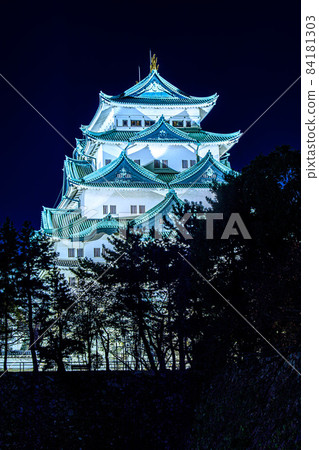 Nagoya City Illuminated Nagoya Castle 84181303