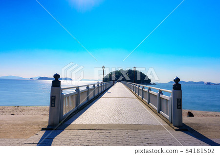 The front of Takeshima Bridge 84181502