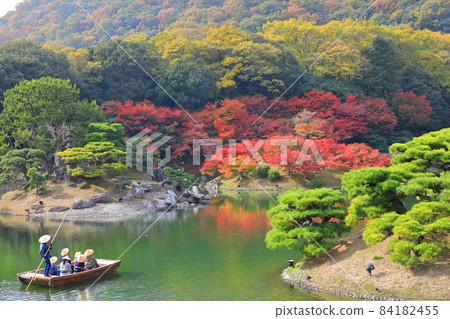 【香川縣】栗林庭園的紅葉與日本船(富岩、扶正) 【香川縣】栗林庭園的紅葉與日本船(富岩、扶正) 84182455