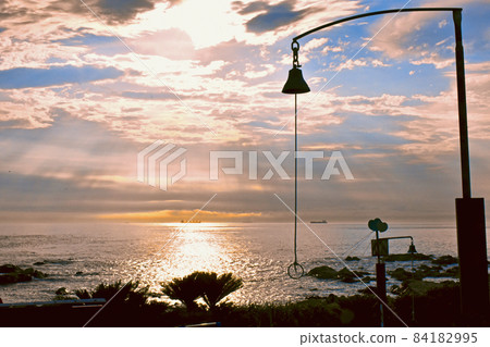 阿波國一宮須崎神社濱鳥居從一野鳥居看 84182995