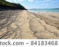 Pumice stones that drift to the beach on the coast of the main island of Okinawa and accumulate on the coast (derived from Fukutoku Okanoba) 84183468