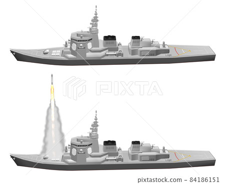 宙斯盾艦和導彈 84186151