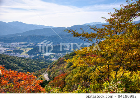 Ibukiyama Driveway Superb view Autumn scenery 2021 84186982