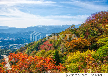 Ibukiyama Driveway Superb view Autumn scenery 2021 84186983