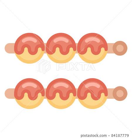 Japanese food vector illustration - takoyaki Japanese food vector illustration - takoyaki 84187779