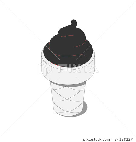 Ice Cream Isometric Composition 84188227