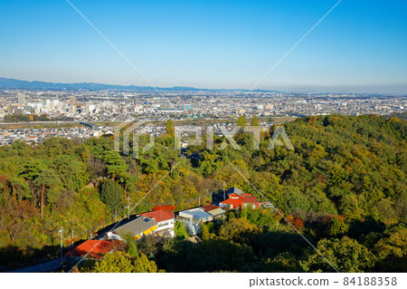 View of Takasaki city from Shiroi Daikannon 84188358