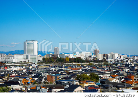 從白井大觀音眺望高崎市 84188359