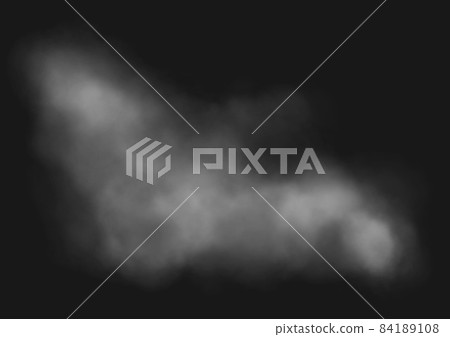 Thick steam flowing sideways 84189108