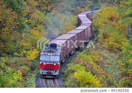 Sekihoku Main Line Ikutahara-Kinka (Shin) JR Freight DF200-52 (Goryokaku) 84190290