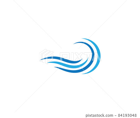 Wave symbol vector icon illustration design 84193048