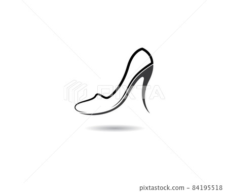 High heel vector icon illustration High heel vector icon illustration 84195518