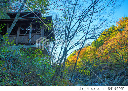 Takatsudo Gorge Takatsudo Gorge Azumaya Autumn leaves and autumn scenery 84196061