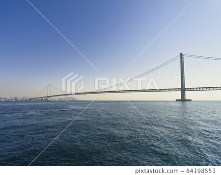 兵庫縣【明石海峽大橋】/日本兵庫縣明石海峽大橋 84198551