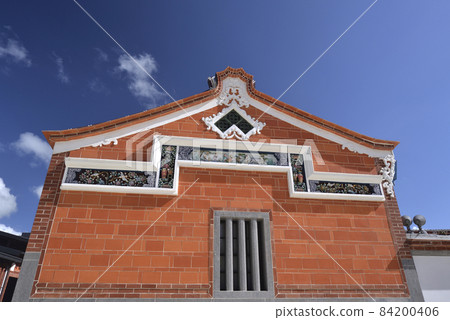 紅磚牆的復古建築風格 84200406