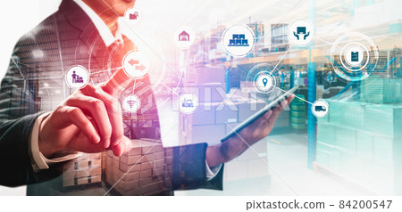 Smart warehouse management system with innovative internet of things technology Smart warehouse management system with innovative internet of things technology 84200547
