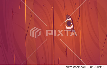 Eye in fence hole, peep, voyeurism or spy concept 84200948