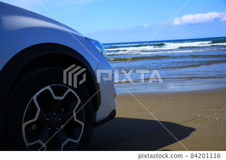 沙灘、大海、四驅車 沙灘、大海、四驅車 84201116