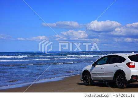 沙灘、大海、四驅車 沙灘、大海、四驅車 84201118