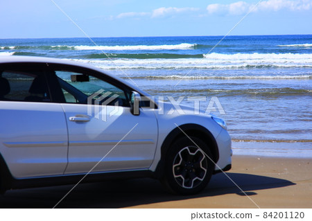 沙灘、大海、四驅車 沙灘、大海、四驅車 84201120