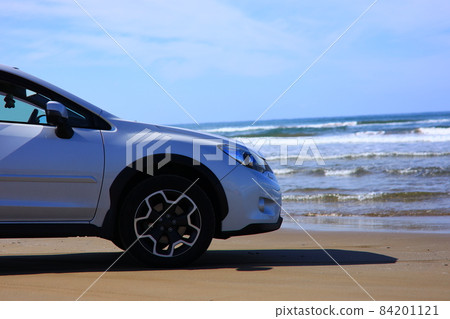 沙灘、大海、四驅車 沙灘、大海、四驅車 84201121