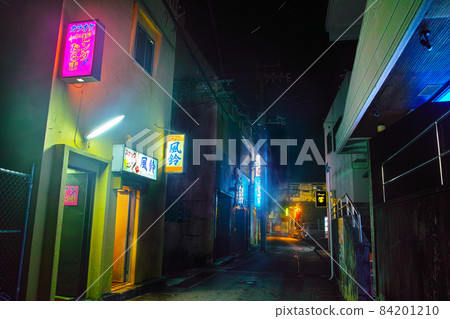 Night entertainment district in Miyakojima City, Okinawa Prefecture 84201210