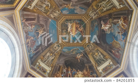 Fresco paintings between muses [Vatican Museums] 84201855