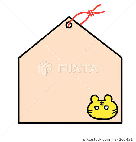 Ema with a picture of a tiger 84203451