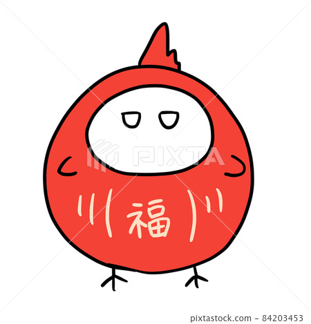 Chicken with a fortune daruma Chicken with a fortune daruma 84203453