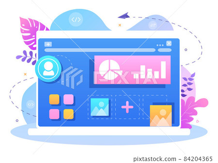 UI & UX Programmer Flat Design Vector Illustration for Business Information and Team Sharing Ideas with Designer, Coding, Interface or Software App Development UI & UX Programmer Flat Design Vector Illustration for Business Information and Team Sharing Ideas with Designer, Coding, Interface or Software App Development 84204365