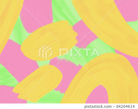 Randomly painted background in 3 colors in oil painting _ energetic image of spring Randomly painted background in 3 colors in oil painting _ energetic image of spring 84204614
