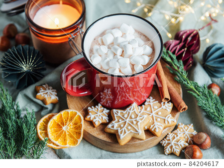 Christmas hot cocoa in the red cup Christmas hot cocoa in the red cup 84204617