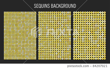 3 posters template made gold sequins or glitters - Stock Illustration ...