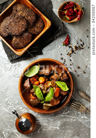 fried liver and liver pancakes fried liver and liver pancakes 84208987