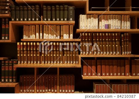 Bookshelf of complete works and encyclopedias 84210387