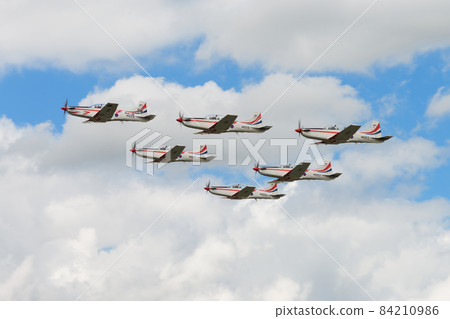 Croatian Air Force Acrobat Team "Wings of Storm" Delta Formation Croatian Air Force Acrobat Team "Wings of Storm" Delta Formation 84210986