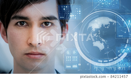 人臉識別全球網絡 84211457