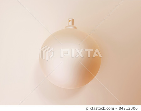Delicate background of minimalist tree ball, 3d illustration Delicate background of minimalist tree ball, 3d illustration 84212306