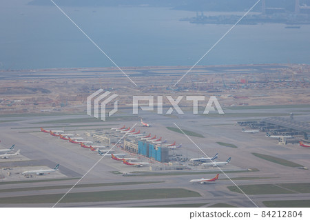 many planes stopped flight at Hong Kong International Airport 24 oct 2021 many planes stopped flight at Hong Kong International Airport 24 oct 2021 84212804