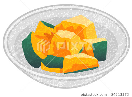 Boiled pumpkin hand-painted style 84213373