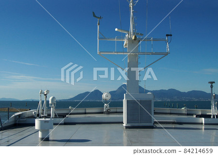 連接熊本縣和長崎縣的“有明渡輪”船上的風景 連接熊本縣和長崎縣的“有明渡輪”船上的風景 84214659