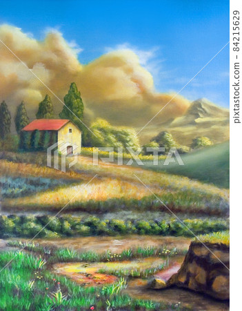 Italian rural landscape 84215629