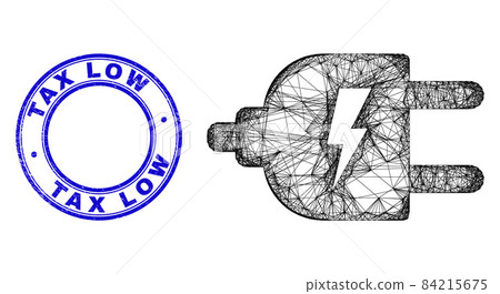 Textured Tax Low Seal and Linear Irregular Mesh Electric Source Icon Textured Tax Low Seal and Linear Irregular Mesh Electric Source Icon 84215675