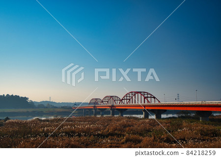 秋天的風景,神崎大橋 秋天的風景,神崎大橋 84218259
