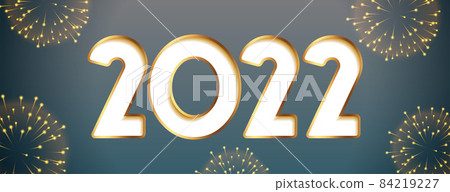 elegant 2022 new year background with fireworks elegant 2022 new year background with fireworks 84219227