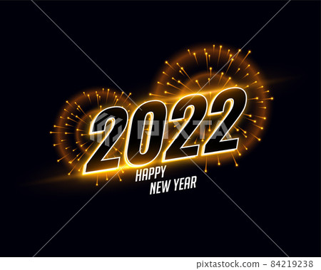 2022 new year party celebration firework background design 84219238