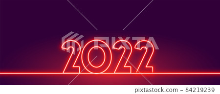 2022 new year neon glowing red text banner design 2022 new year neon glowing red text banner design 84219239