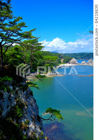 Jodogahama, Jodogahama seen from the Odaiba observatory, beautiful scenery like a miniature garden of the sea, Tohoku, Miyako City, Iwate Prefecture (9) Jodogahama, Jodogahama seen from the Odaiba observatory, beautiful scenery like a miniature garden of the sea, Tohoku, Miyako City, Iwate Prefecture (9) 84219830