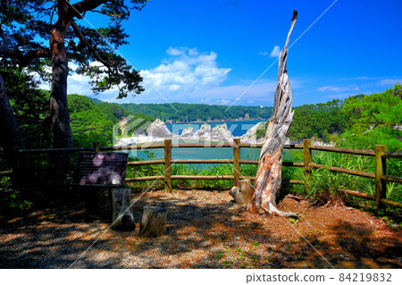 淨土濱海灘，可將海灘盡收眼底的台場展望台，東北，宮古市，岩手縣 (9) 84219832